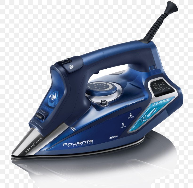 Clothes Iron Rowenta Steamforce DW9240 Vapor, PNG, 739x800px, Clothes Iron, Centre De Planxat, Electricity, Hardware, Home Appliance Download Free