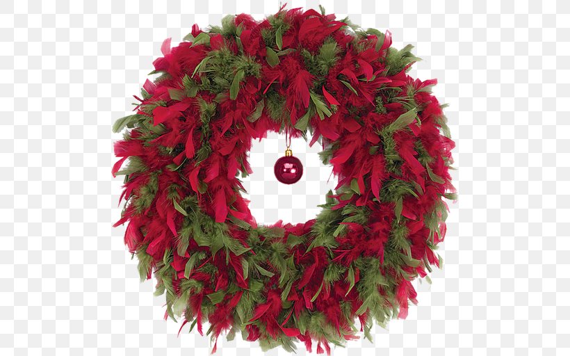 Wreath Christmas Ornament New Year Floral Design, PNG, 512x512px, Wreath, Christmas, Christmas Decoration, Christmas Ornament, Decor Download Free