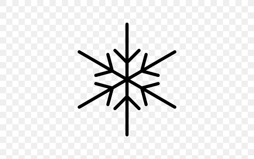 Snowflake Flake Ice, PNG, 512x512px, Snowflake, Black And White, Flake Ice, Freezing, Ice Download Free