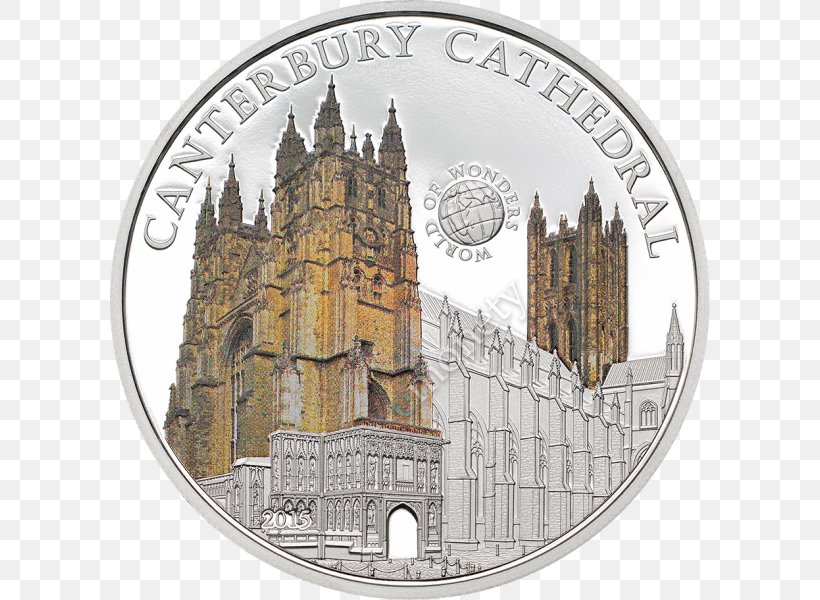 Canterbury Cathedral Silver Coin, PNG, 600x600px, Canterbury Cathedral, Building, Canterbury, Cathedral, Coin Download Free