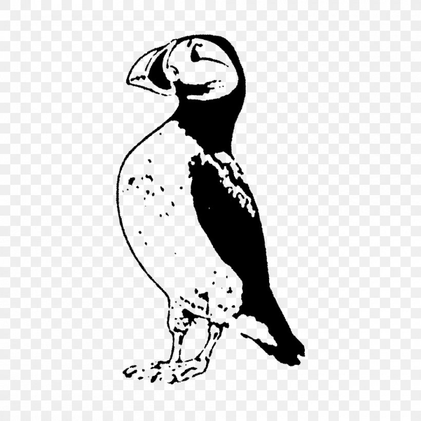 Rubber Stamp Postage Stamps Puffin Browser Natural Rubber Cardmaking, PNG, 1000x1000px, Rubber Stamp, Art, Artwork, Beak, Bird Download Free