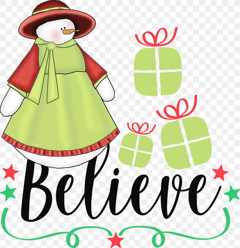 Christmas Tree, PNG, 2904x3000px, Believe, Character, Christmas, Christmas Day, Christmas Ornament Download Free