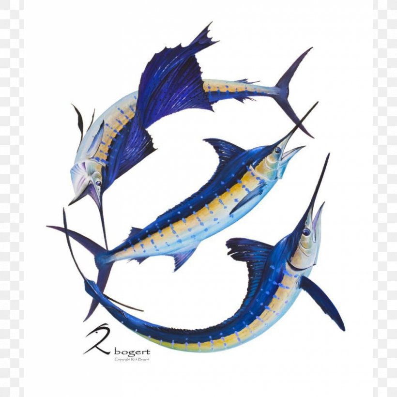 Swordfish Atlantic Blue Marlin Billfish Atlantic Sailfish White Marlin, PNG, 1000x1000px, Swordfish, Atlantic Blue Marlin, Atlantic Sailfish, Billfish, Bony Fish Download Free