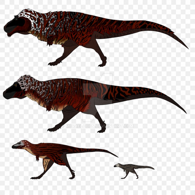 Tyrannosaurus Dinosaur Velociraptor Terrestrial Animal, PNG, 1024x1024px, Tyrannosaurus, Animal, Animal Figure, Deviantart, Dinosaur Download Free