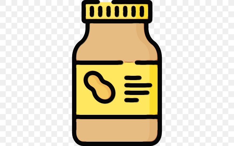 Yellow Clip Art Bottle, PNG, 512x512px, Watercolor, Bottle, Paint, Wet Ink, Yellow Download Free