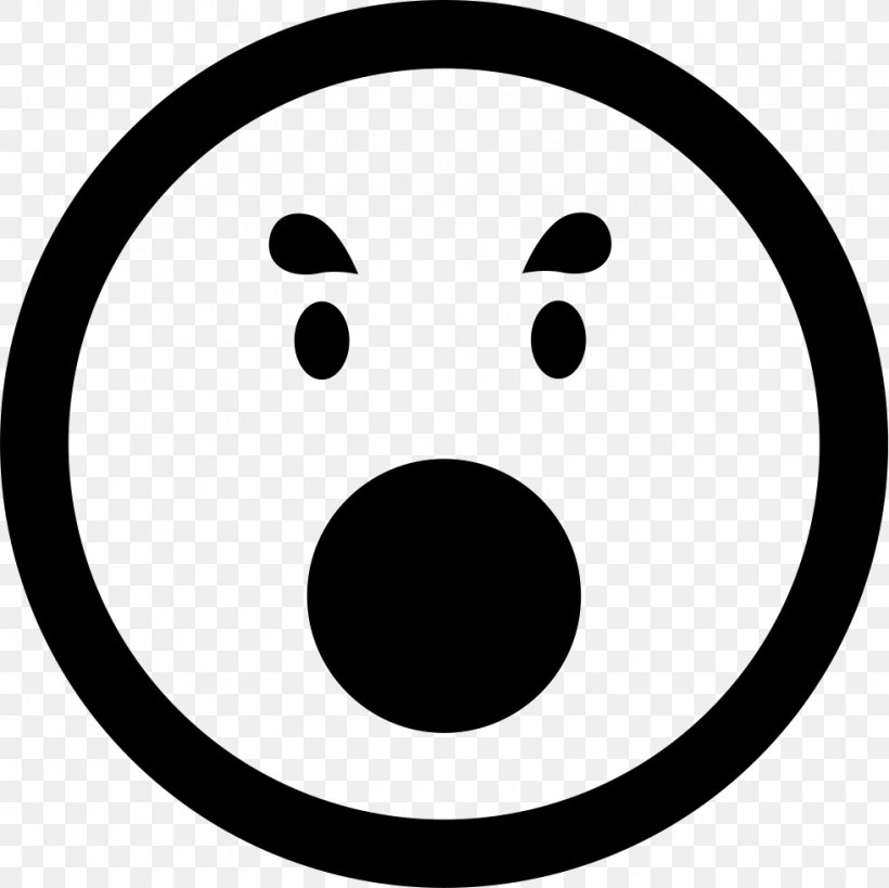 Emoticon Smiley Clip Art, PNG, 981x980px, Emoticon, Black, Black And White, Emoji, Emotion Download Free