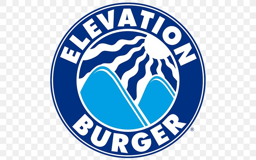 Hamburger Elevation Burger Organic Food Take-out Fast Casual Restaurant, PNG, 512x512px, Hamburger, Area, Beef, Blue, Brand Download Free