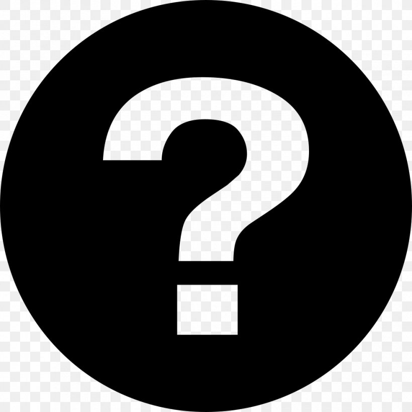 Question Mark Button, PNG, 980x980px, Question Mark, Black And White, Brand, Button, Information Download Free