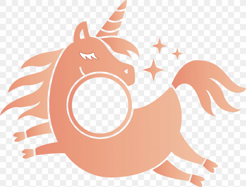 Cartoon Squirrel Tail Ear Logo, PNG, 3000x2281px, Unicorn Frame, Cartoon, Ear, Logo, Paint Download Free