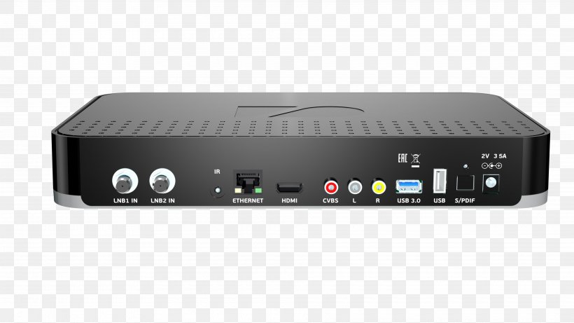 General Satellite Set-top Box Ultra-high-definition Television Satellite Television, PNG, 3840x2160px, 4k Resolution, General Satellite, Audio Equipment, Audio Receiver, Cable Download Free