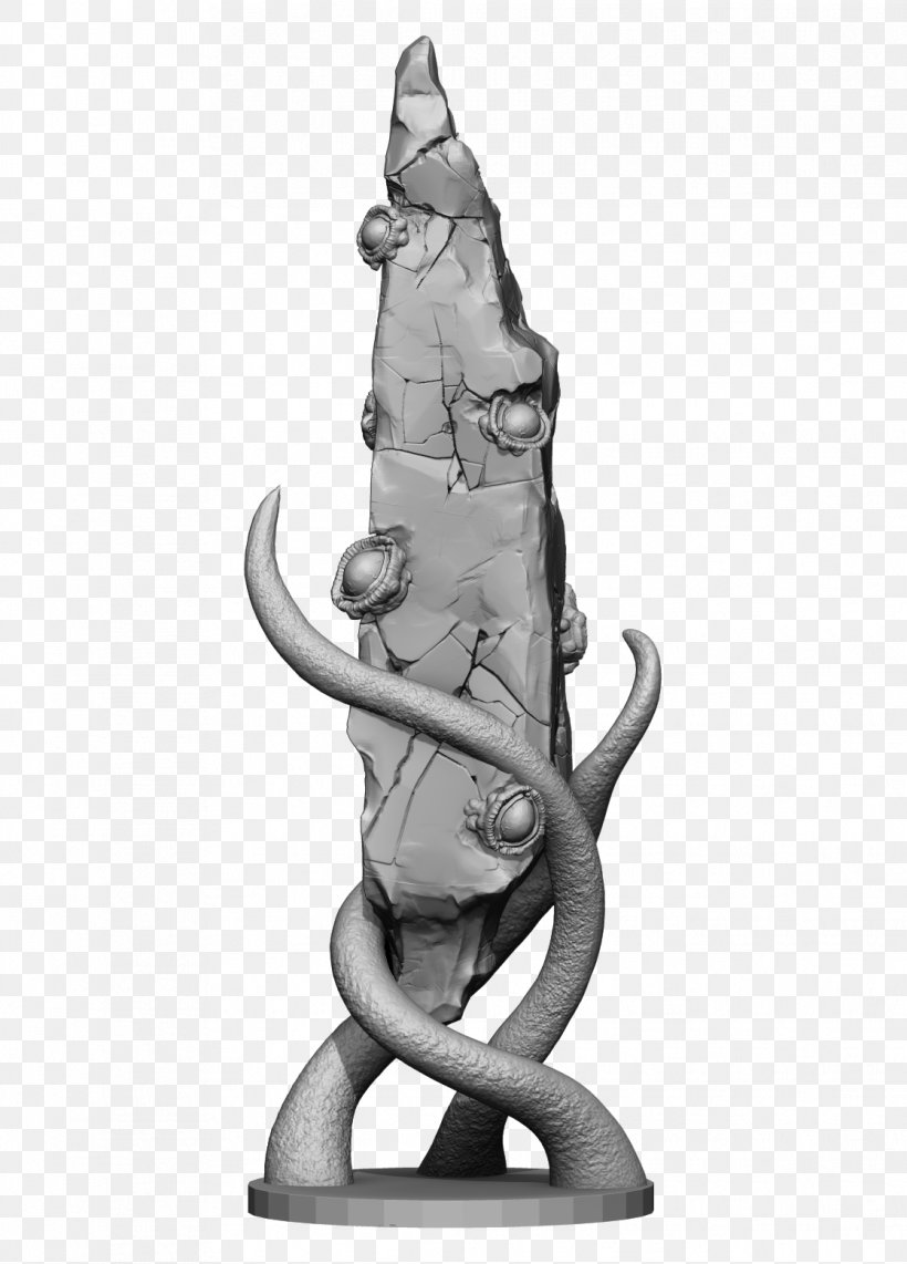 Indian Elephant Cthulhu Mythos Figurine Kickstarter, PNG, 1118x1558px, Indian Elephant, Black And White, Cthulhu, Cthulhu Mythos, Elephant Download Free