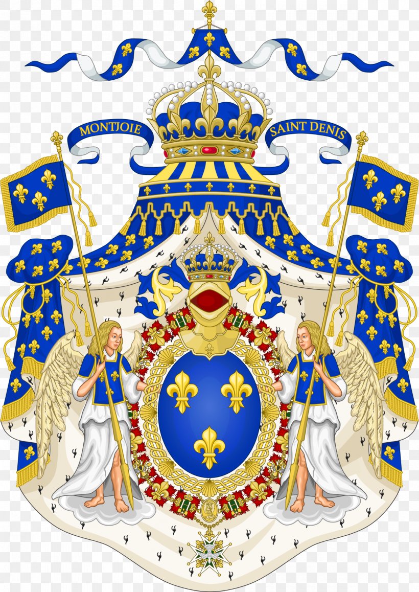 Kingdom Of France National Emblem Of France Coat Of Arms House Of Bourbon, PNG, 1200x1695px, Kingdom Of France, Area, Capetian Dynasty, Coat Of Arms, Crown Download Free