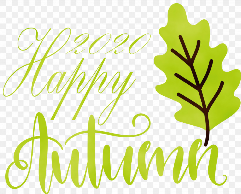 Plant Stem Leaf Logo Green Line, PNG, 3000x2419px, Happy Autumn, Biology, Green, Happy Fall, Leaf Download Free