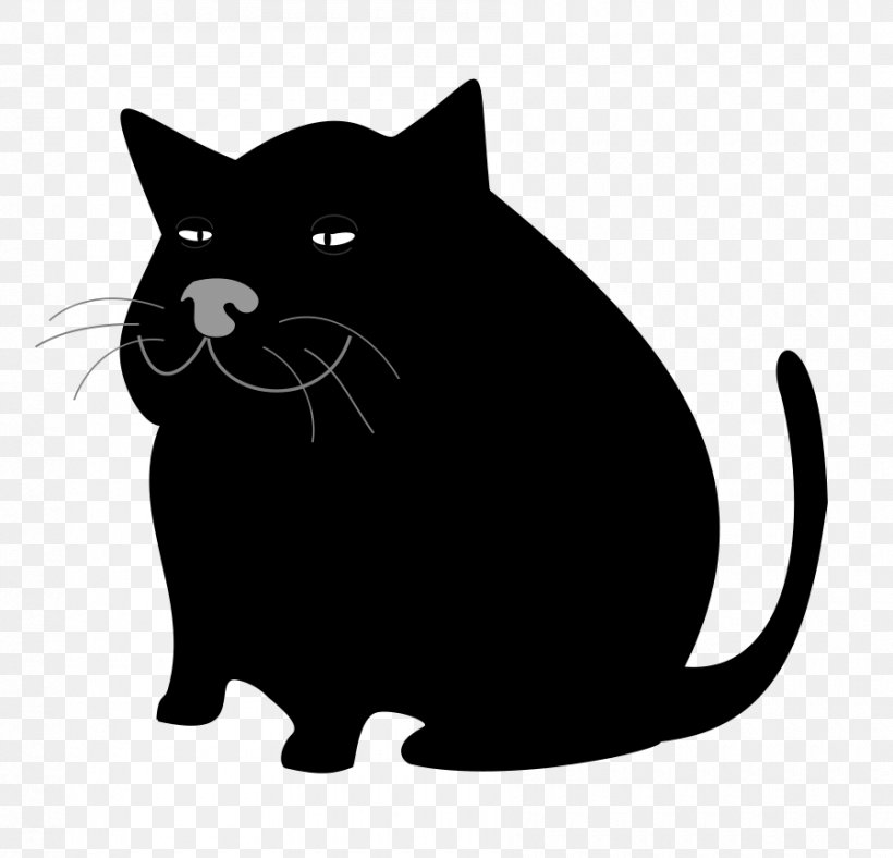 Cat Kitten Clip Art, PNG, 900x865px, Cat, Black, Black And White, Black Cat, Carnivoran Download Free