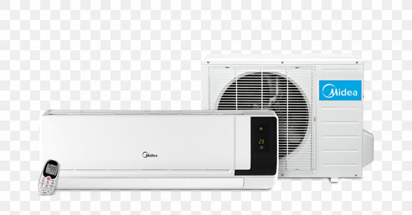 Midea Air Conditioning British Thermal Unit Window Sistema Split, PNG, 900x470px, Midea, Air, Air Conditioner, Air Conditioning, Britania Download Free