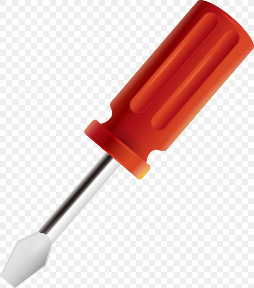 Screwdriver Toolbox, PNG, 1015x1154px, Screwdriver, Gratis, Orange, Paint Roller, Screw Download Free