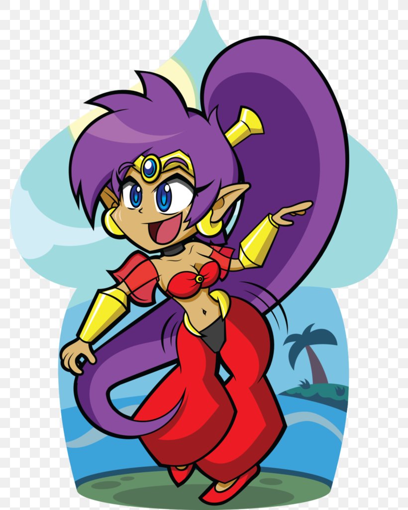 Shantae: Half-Genie Hero Shantae And The Pirate's Curse Video Games WayForward Technologies Clip Art, PNG, 779x1025px, Watercolor, Cartoon, Flower, Frame, Heart Download Free