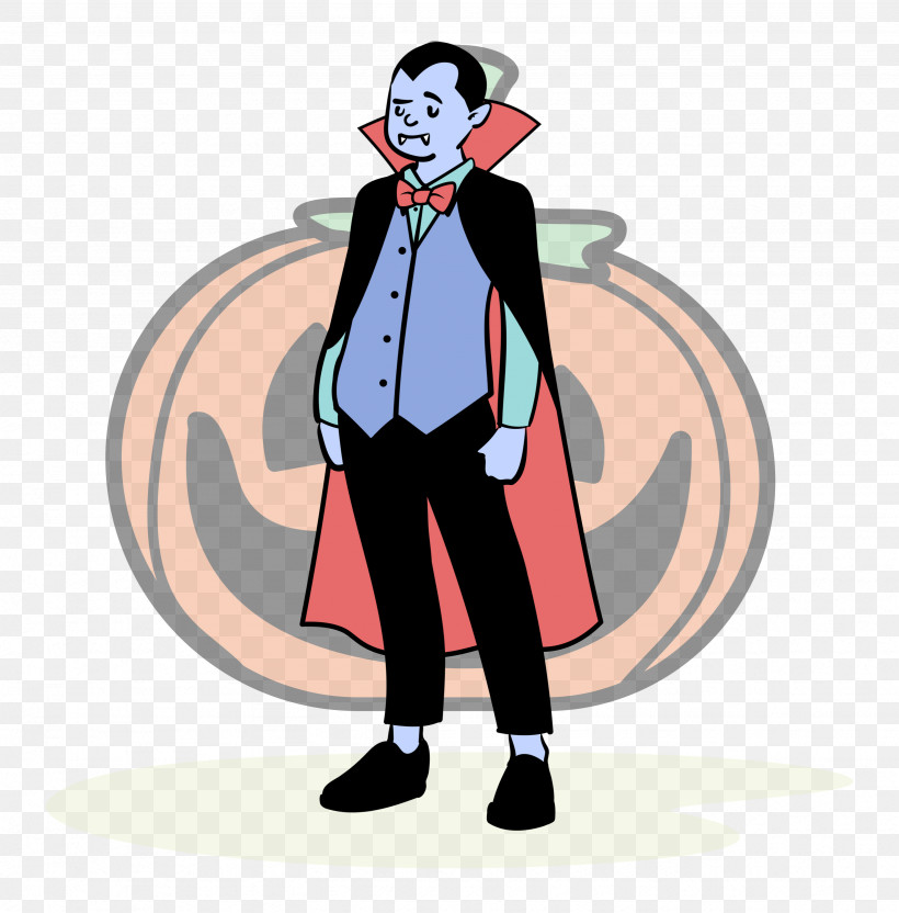 Spooky Halloween, PNG, 2461x2500px, Spooky, Biology, Cartoon, Character, Gentleman Download Free