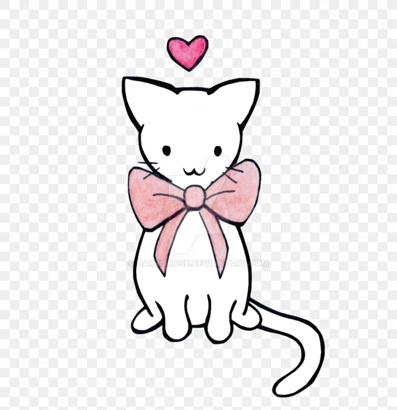 Whiskers Kitten Line Art Clip Art, PNG, 1024x1058px, Watercolor, Cartoon, Flower, Frame, Heart Download Free