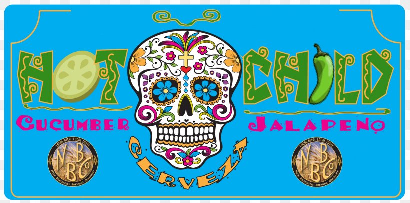 Calavera Mexico Day Of The Dead Skull And Crossbones, PNG, 2369x1178px, Calavera, Area, Cafepress, Craft Magnets, Day Of The Dead Download Free