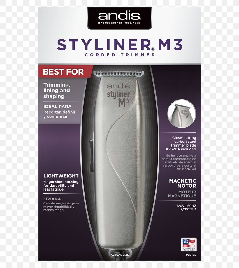 Andis Styliner M3 26155 Andis Styliner II 26700 0 Product Design, PNG, 780x920px, Andis Styliner Ii 26700, Andis, Andis Company Inc, Hardware, String Trimmer Download Free