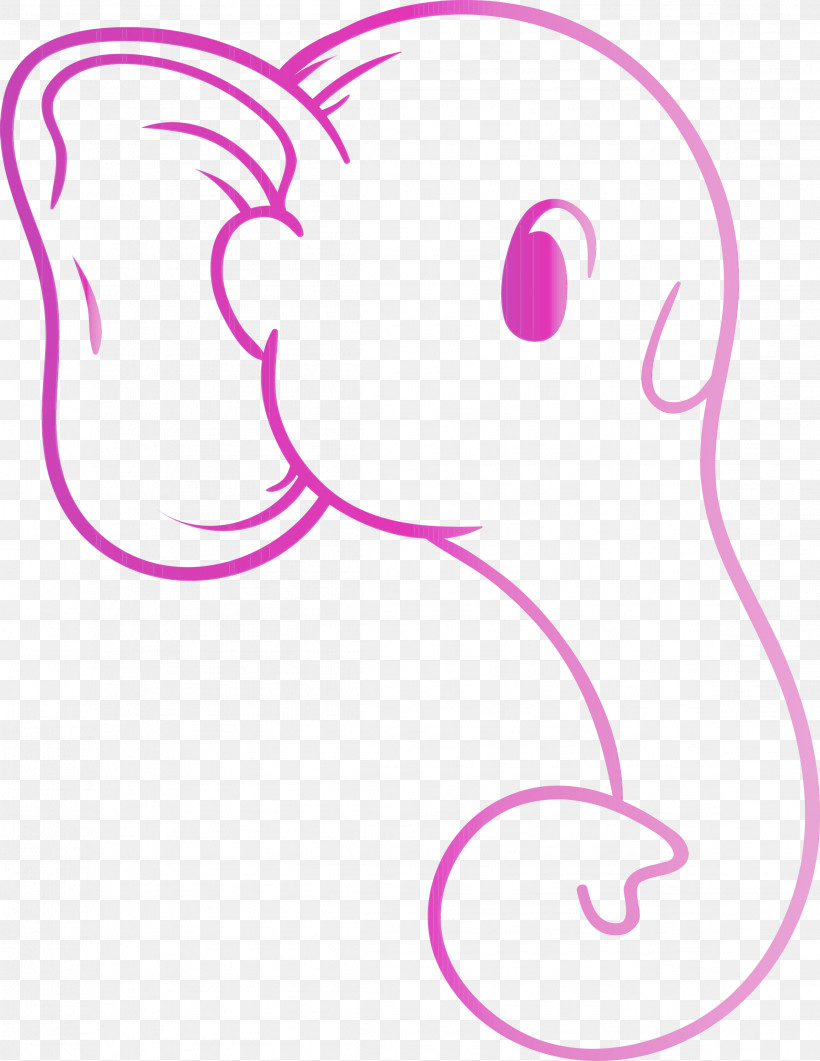 Line Art Cartoon Pink M Line Point, PNG, 2318x3000px, Ganesh Chaturthi, Area, Biology, Cartoon, Chavathi Download Free