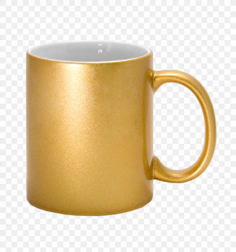 Mug Ceramic Teacup Gold Sublimation, PNG, 900x962px, Mug, Blue, Ceramic, Coffee Cup, Color Download Free