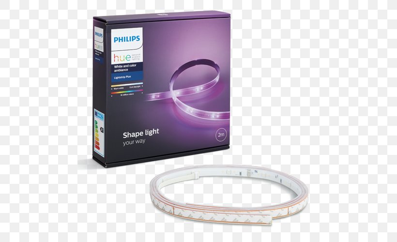 Philips Hue LED Strip Light HomeKit, PNG, 500x500px, Philips Hue, Amazon Alexa, Brand, Color, Home Automation Kits Download Free