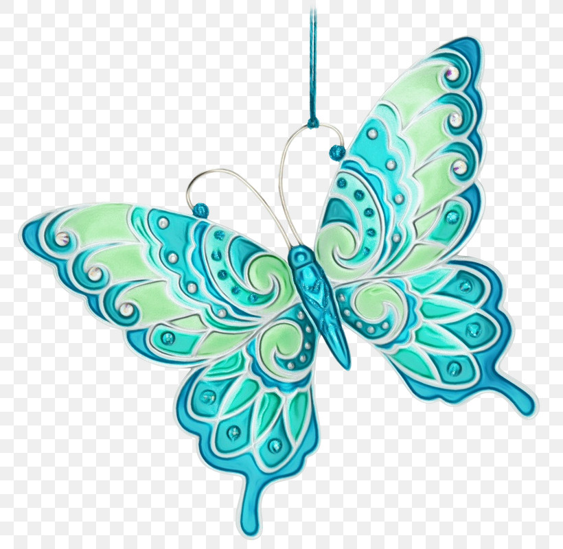 Christmas Ornament, PNG, 800x800px, Watercolor, Brushfooted Butterflies, Butterflies, Christmas Day, Christmas Ornament Download Free