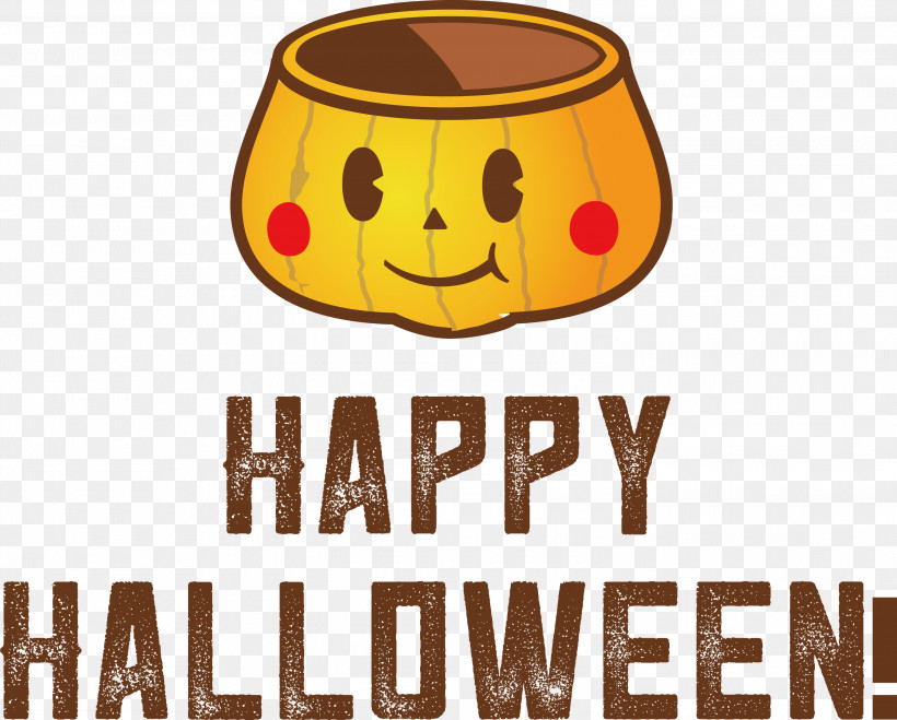 Happy Halloween, PNG, 3000x2411px, Happy Halloween, Emoticon, Happiness, Logo, Meter Download Free