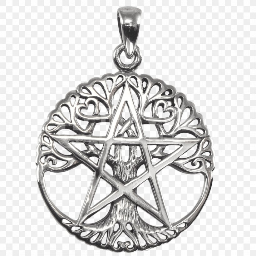 Pentacle Locket Pentagram Symbol Wicca, PNG, 850x850px, Pentacle, Black And White, Body Jewelry, Charms Pendants, Earth Download Free
