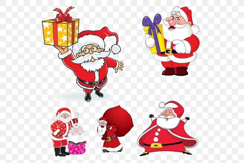 Santa Claus Cartoon Clip Art, PNG, 550x550px, Santa Claus, Area, Cartoon, Christmas, Christmas Decoration Download Free