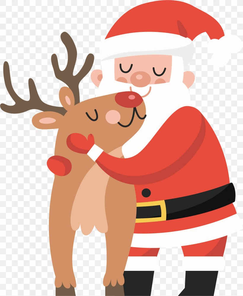Santa Claus's Reindeer Christmas Day Image, PNG, 2325x2839px, Santa Claus, Art, Cartoon, Christmas, Christmas Day Download Free