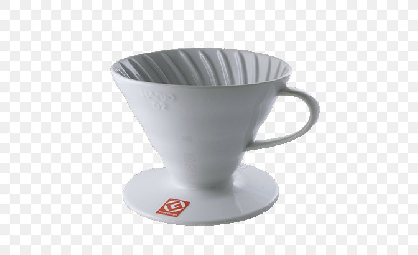 Coffee Cup AeroPress Hario V60 Ceramic Dripper 01 Cafe, PNG, 500x500px, Coffee Cup, Aeropress, Brewed Coffee, Cafe, Ceramic Download Free