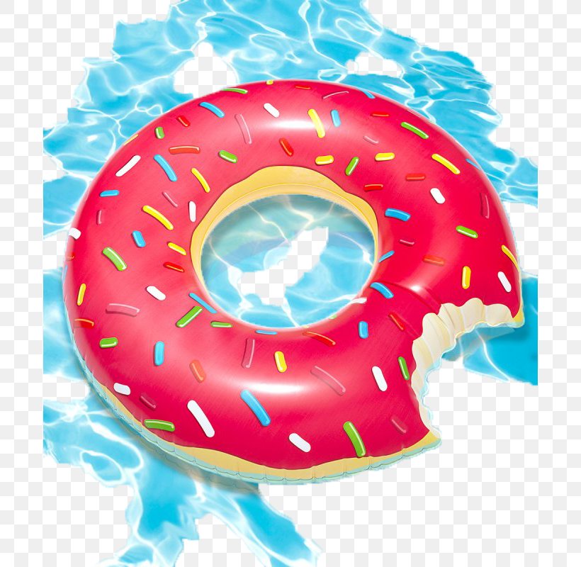 Donuts Swim Ring Air Mattresses Inflatable Swimming Pool, PNG, 698x800px, Watercolor, Cartoon, Flower, Frame, Heart Download Free