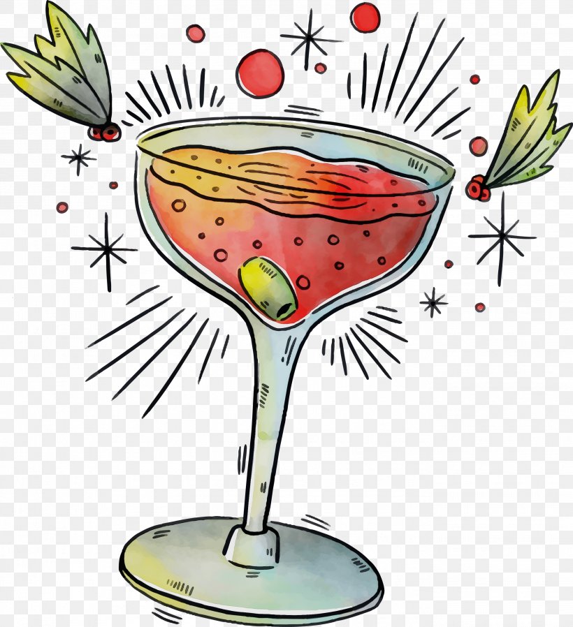 Martini Glass Drink Garnish Cocktail Garnish Drinkware, PNG, 2737x3000px, Watercolor, Champagne Stemware, Cocktail Garnish, Drink, Drinkware Download Free