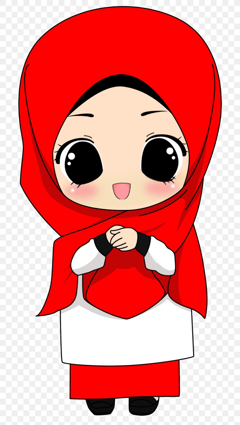 Muslim Hijab Islam Cartoon Quran, PNG, 720x1450px, Watercolor, Cartoon, Flower, Frame, Heart Download Free