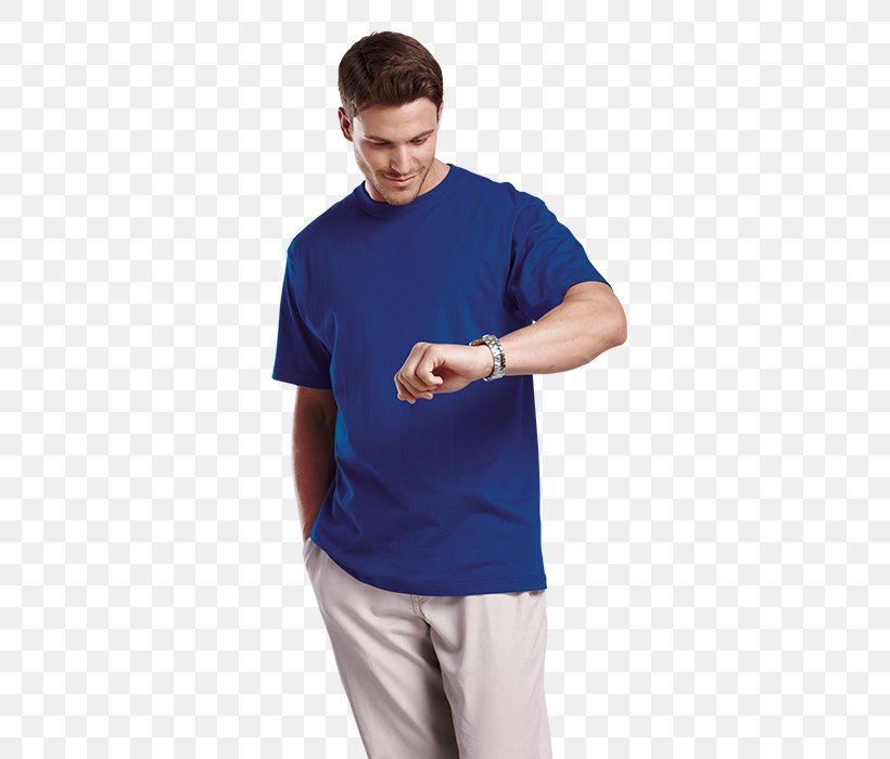 Printed T-shirt Blue Chip Branding Sleeve Promotion, PNG, 700x700px, Tshirt, Blue, Brand, Clothing, Cobalt Blue Download Free
