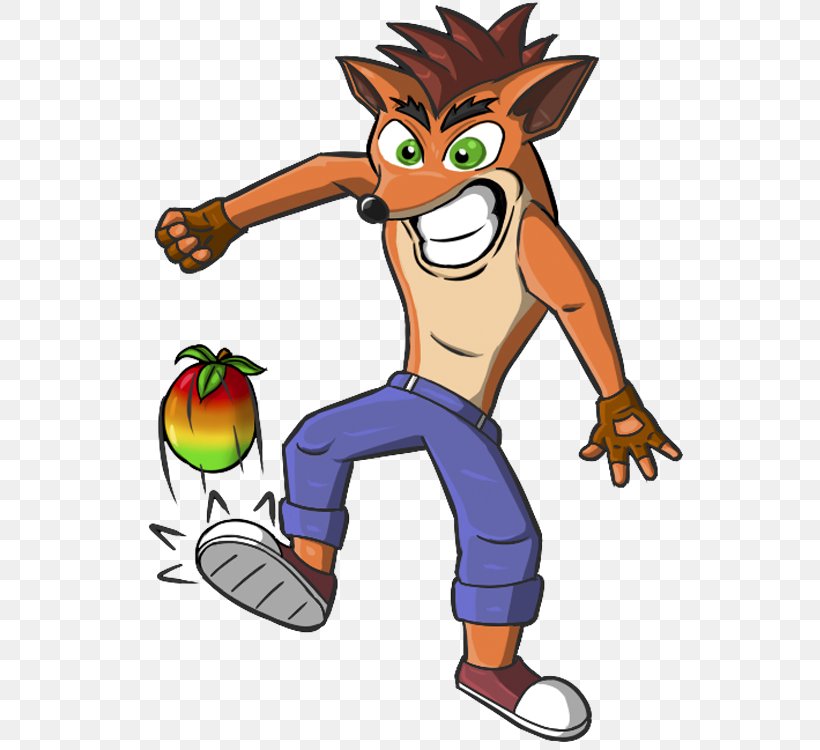 Art Crash Bandicoot Character Drawing Fiction, PNG, 550x750px, Art, Aku Aku, Artwork, Cartoon, Character Download Free