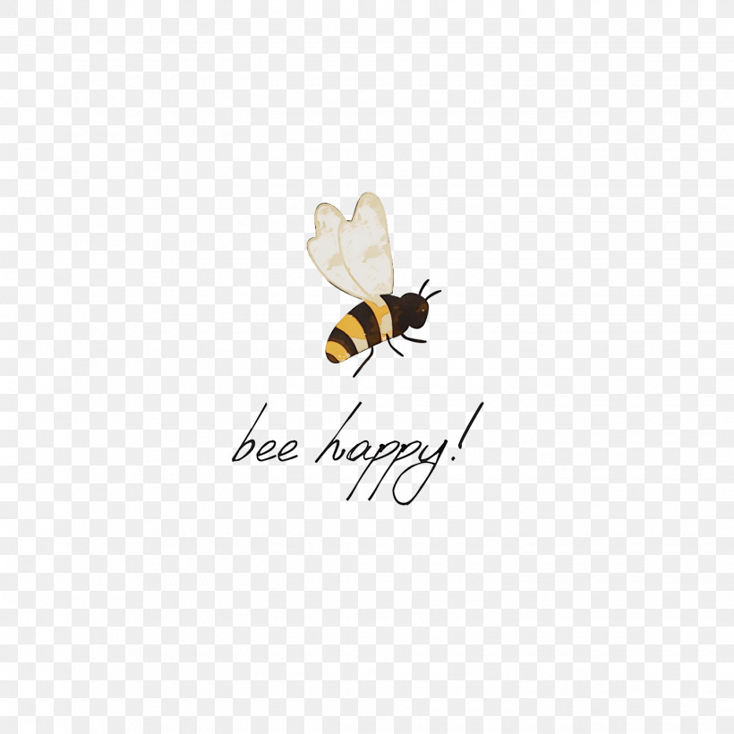 Insect Honey Bee Bees Logo Font, PNG, 1440x1440px, Watercolor, Bees, Biology, Honey, Honey Bee Download Free