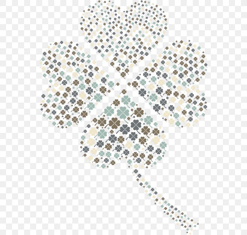 Four-leaf Clover Symmetry Saint Patrick's Day Fractal Clip Art, PNG, 558x778px, Fourleaf Clover, Area, Art, Body Jewelry, Clover Download Free