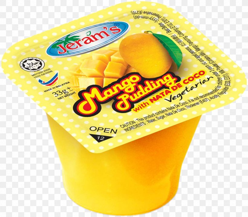 Nata De Coco Mango Pudding Vegetarian Cuisine Cream Jeram Coconut Sdn. Bhd., PNG, 1197x1046px, Nata De Coco, Alt Attribute, Citric Acid, Citrus, Coconut Download Free