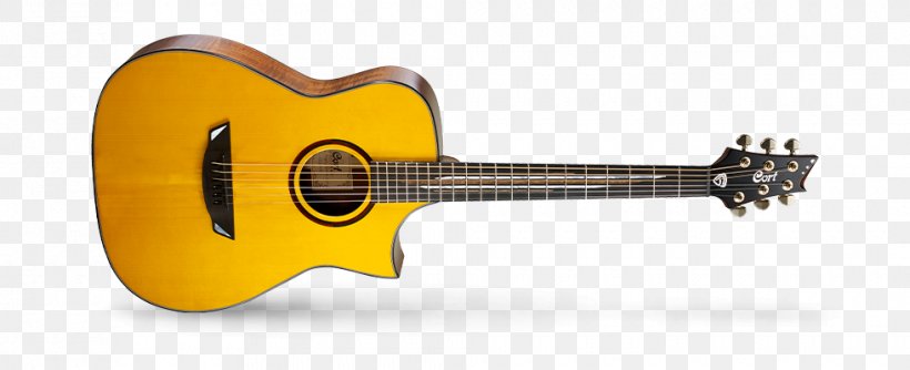 Cort Guitars Acoustic Guitar Guitarist Acoustic-electric Guitar, PNG, 980x400px, Watercolor, Cartoon, Flower, Frame, Heart Download Free