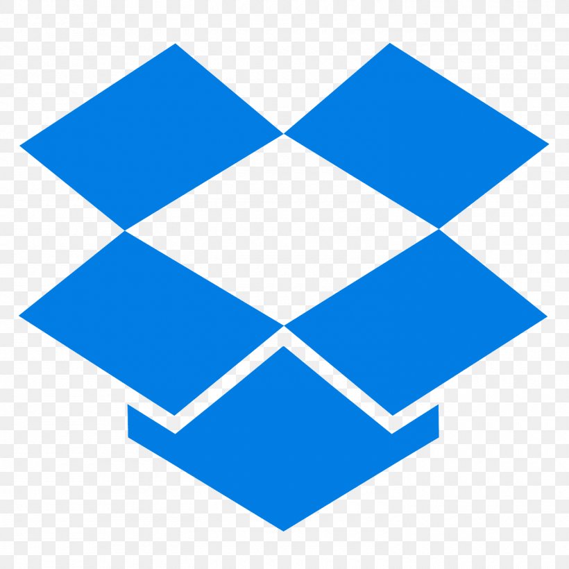 Dropbox File Hosting Service Logo 500px, PNG, 1500x1500px, Dropbox, Area, Blue, Brand, Cloud Storage Download Free