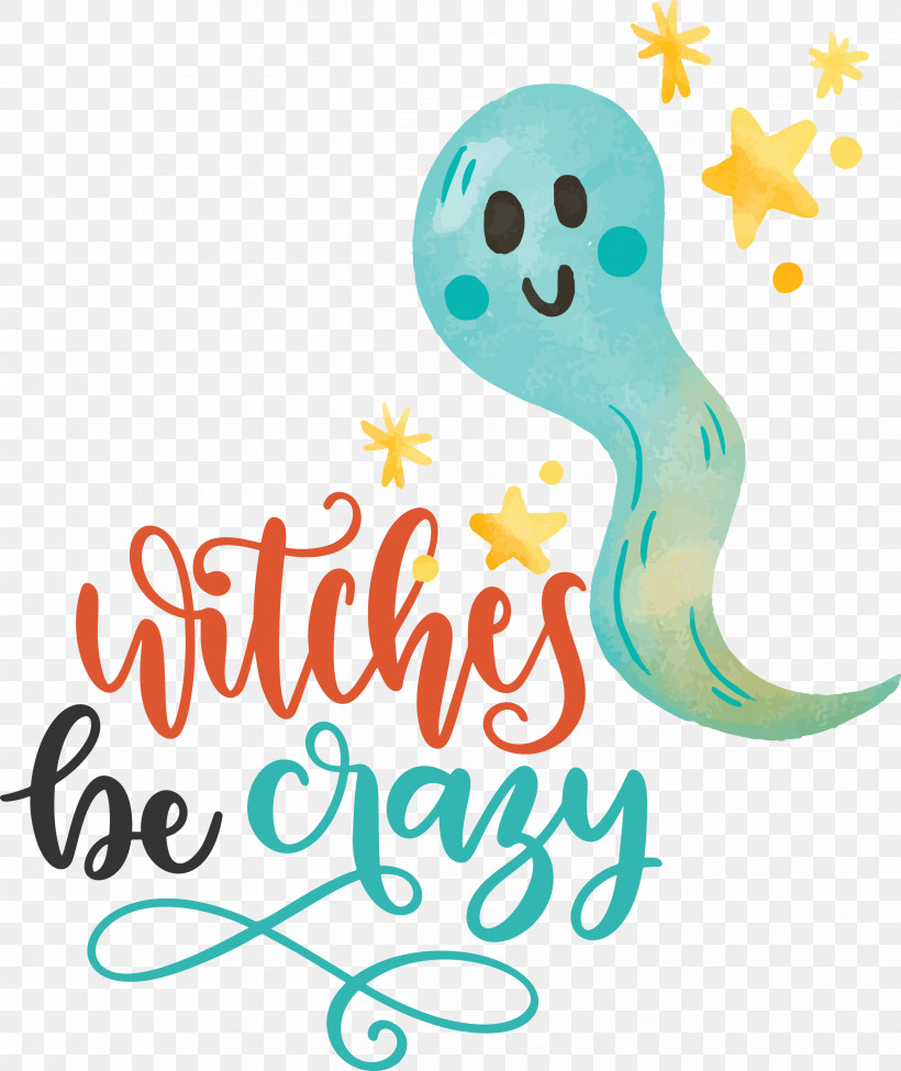 Happy Halloween Witches Be Crazy, PNG, 2522x3000px, Happy Halloween, Geometry, Happiness, Line, Logo Download Free