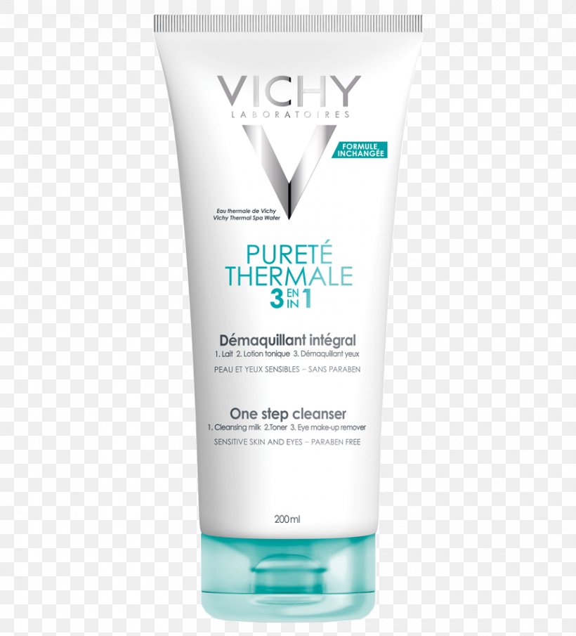 Lotion Cleanser Vichy Pureté Thermale 3-In-1 One Step Cleansing Solution Cosmetics, PNG, 860x950px, Lotion, Body Wash, Cleanser, Cosmetics, Cream Download Free
