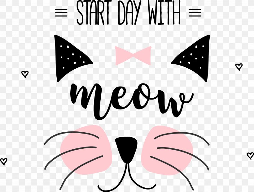 Cat Meow Illustration, PNG, 2102x1592px, Cat, Black, Brand, Drawing, Ear Download Free