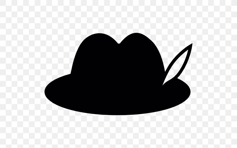 Hat Fashion Clip Art, PNG, 512x512px, Hat, Black And White, Fashion, Feather, Headgear Download Free