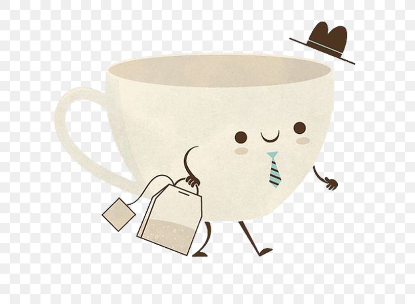 Earl Grey Tea Instant Coffee Oolong, PNG, 752x600px, Tea, Cartoon, Coffee, Coffee Cup, Cup Download Free