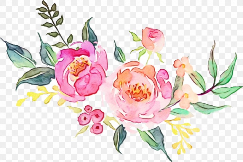 Wedding Watercolor Flowers, PNG, 971x648px, Watercolor, Cabbage Rose, Chinese Peony, Common Peony, Cut Flowers Download Free